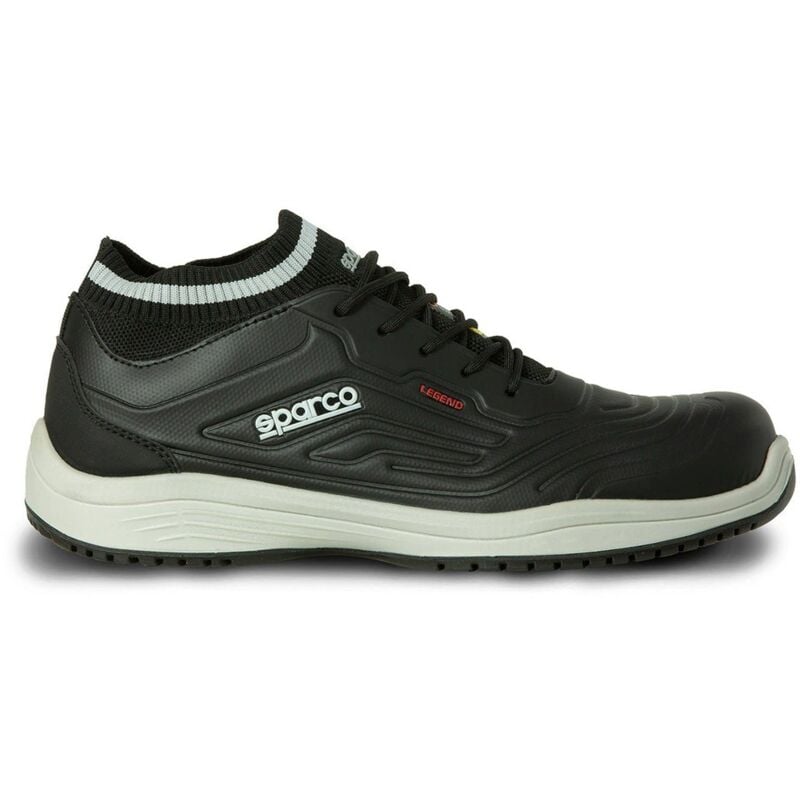 foto del prodotto calzatura di sicurezza sparco legend spoiler esd s3 src nero grigio 