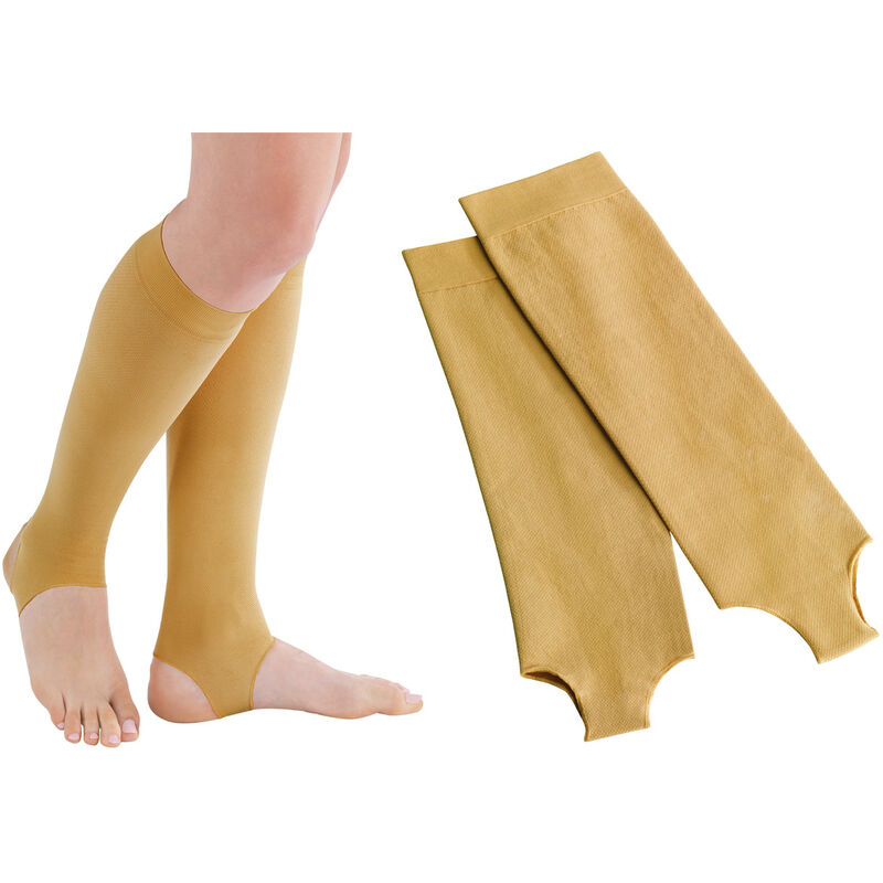 foto del prodotto calze a compressione color carne taglia l wenko