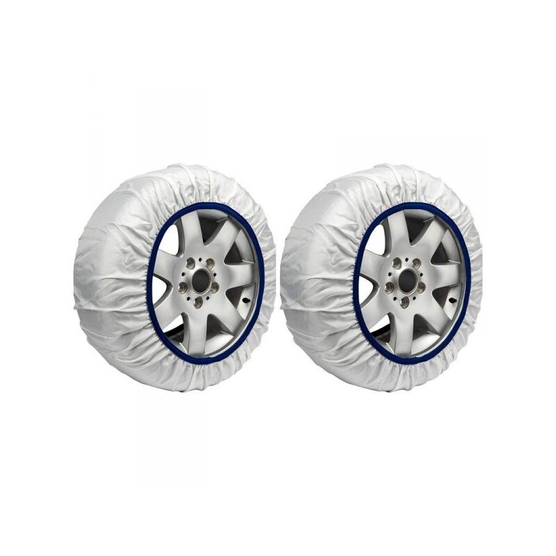 foto del prodotto calze da neve per auto omologate en 16662 1 modello bianco standard misura l