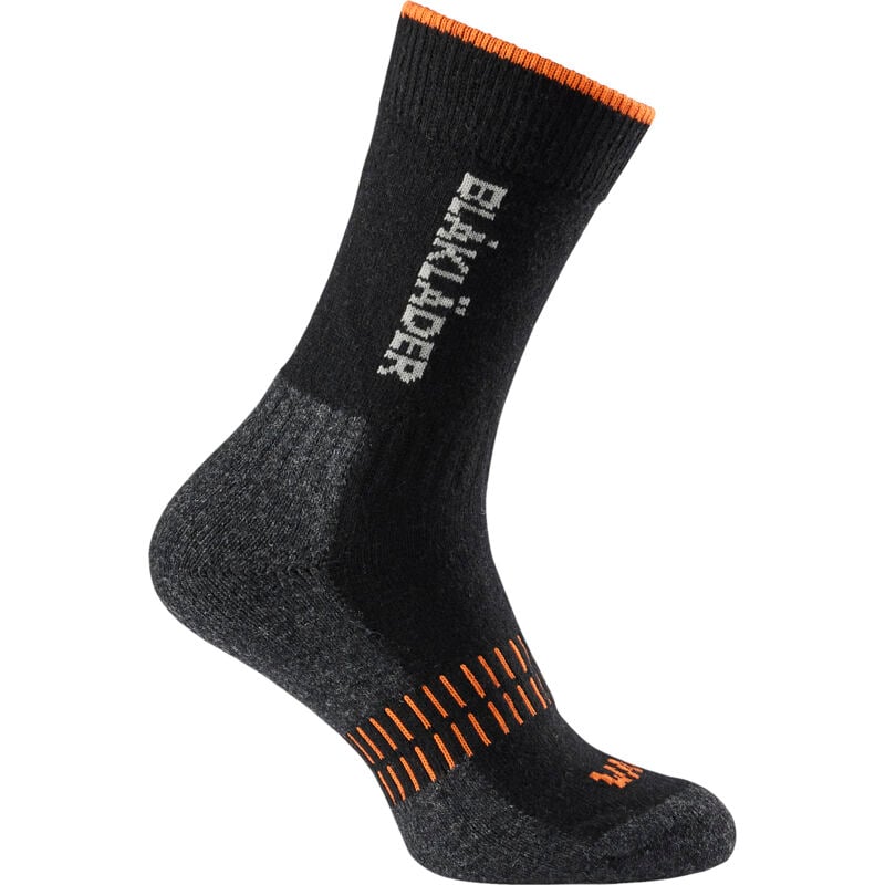 foto del prodotto calzini warm nero arancione fluo 40-44