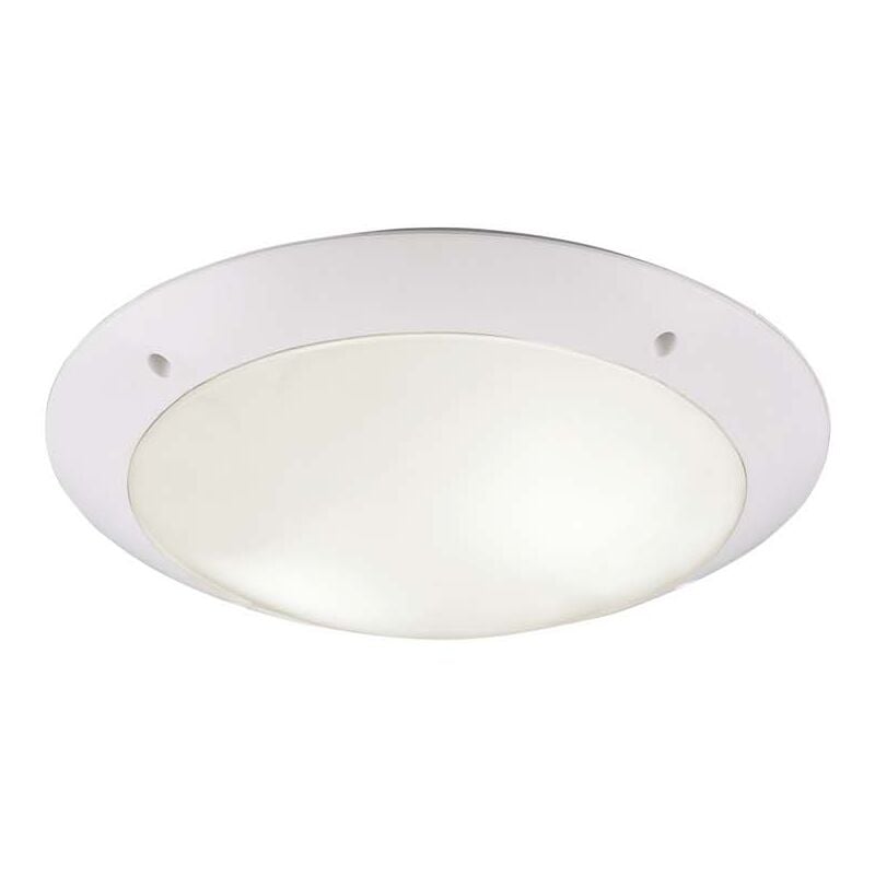 foto del prodotto camaro plafoniera esterno metacrolato bianca d. 33cm ip54