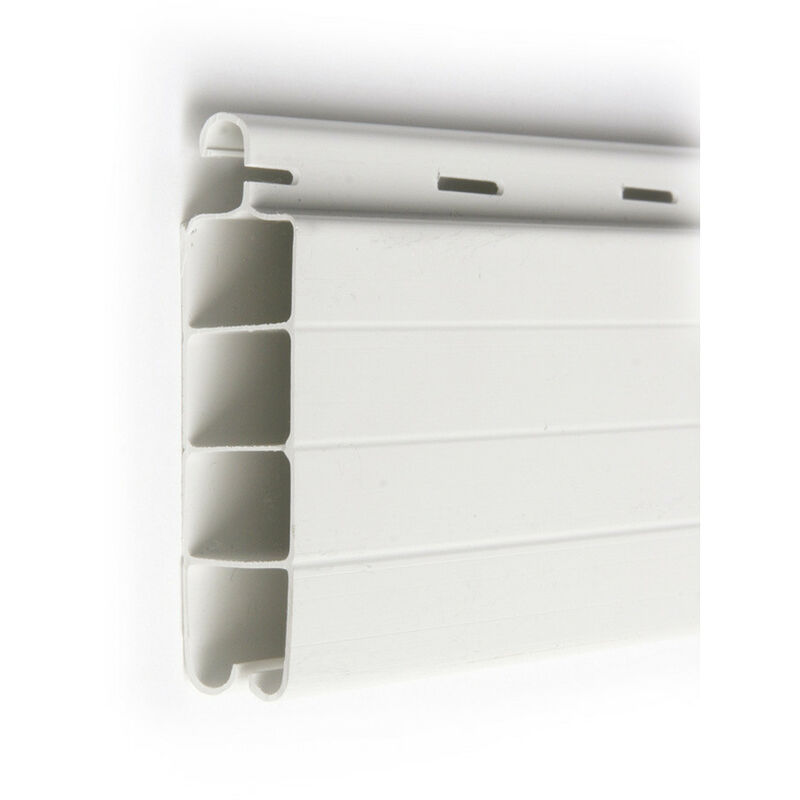 foto del prodotto cambesa lamiera pvc dritta 50mm x 2m bianco volante rotante