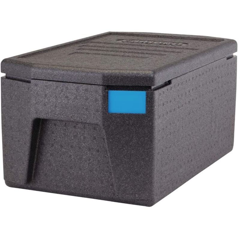 foto del prodotto cambro isotermico con apertura superiore 46l per contenitori gn 1 1, nero, 68 x 40 x 32,1 cm m.ext 53,8 x 35,5 x 25,5 cm m.int 