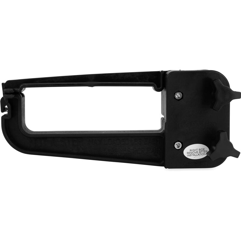 foto del prodotto camco clamp n carry 51430 portabici con serratura, progettato per contenere una bicicletta o 4 o pi sedie sulla scala per camper, colore nero