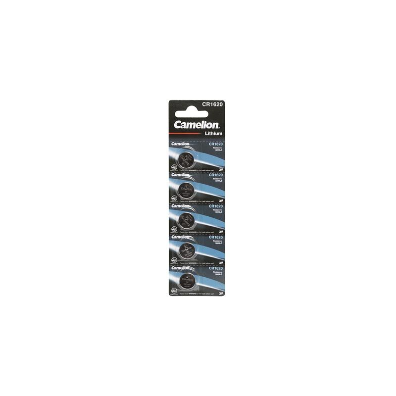 foto del prodotto camelion litio 1620 3,0 v 60 mah 5 pezzi blister 