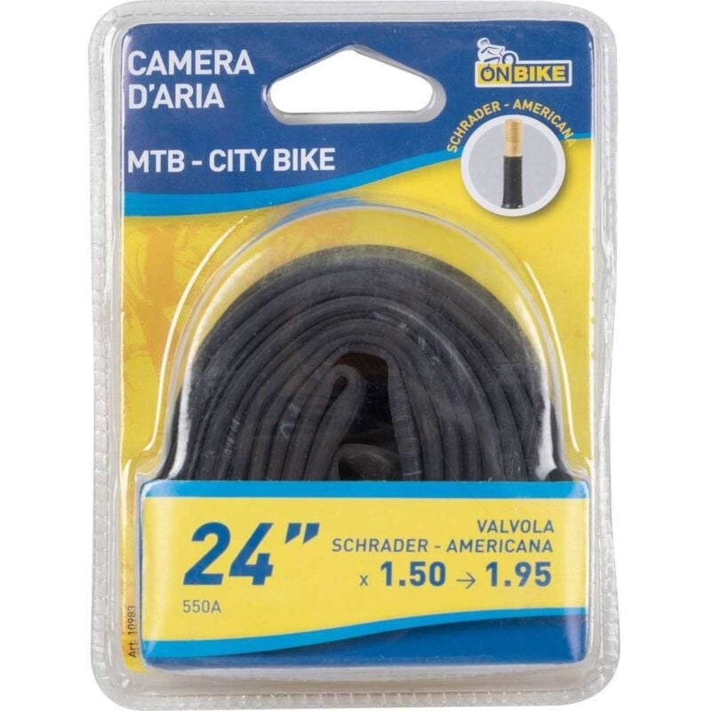 foto del prodotto camera d aria mountain bike city bike 24 x 1,50 1,95 americana