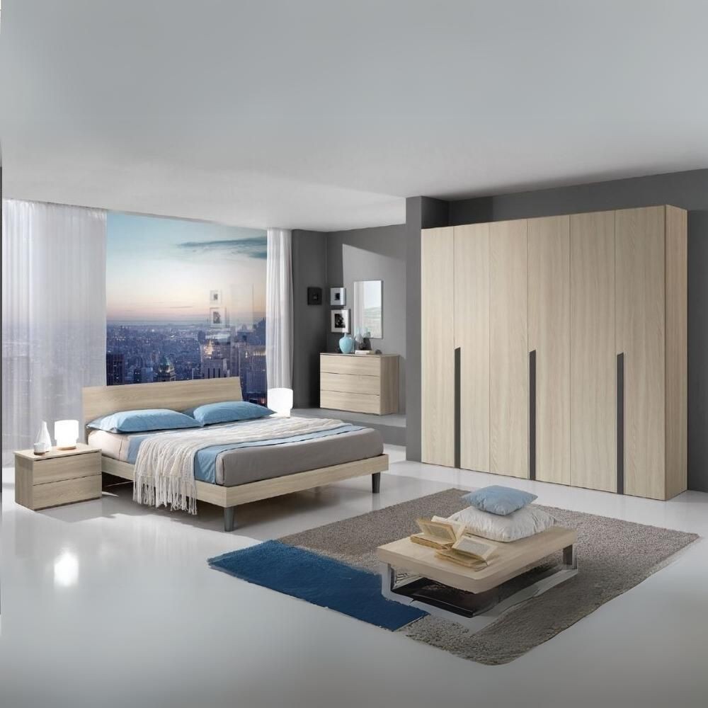 foto del prodotto camera da letto manitoba colore olmo