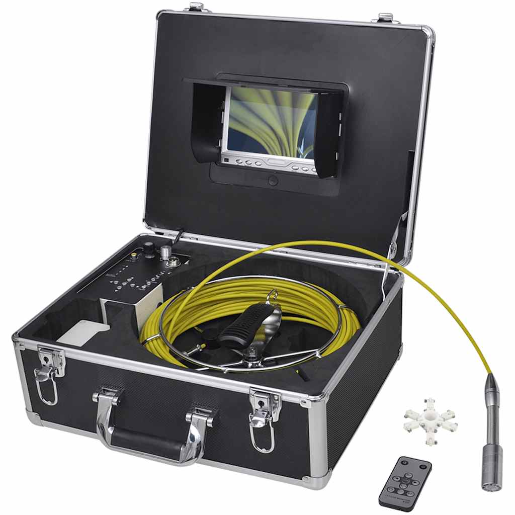 foto del prodotto camera di controllo del tubo 30 m con controllo dvr