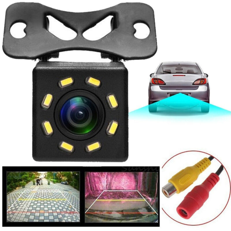 foto del prodotto camera telecamera retromarcia auto camper 8 led 170 420tvl con staffa trade shop traesio