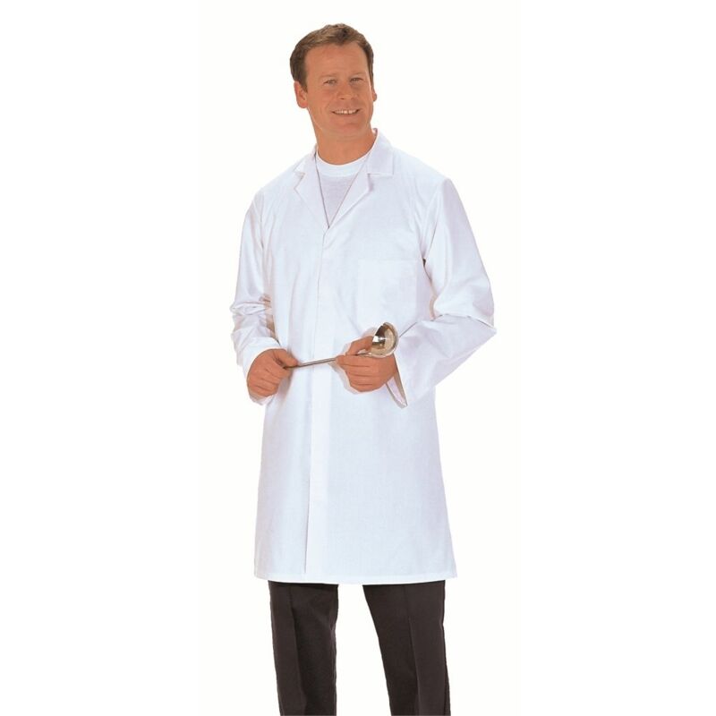 foto del prodotto camice alimentare bianco da uomo bianco 3xl