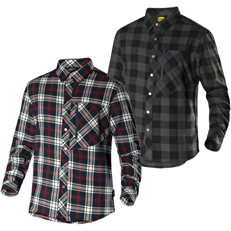 foto del prodotto camicia da lavoro diadora utility shirt check cortina m nero