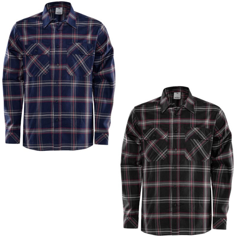 foto del prodotto camicia da lavoro in flanella fristads 7421 msf xl nero