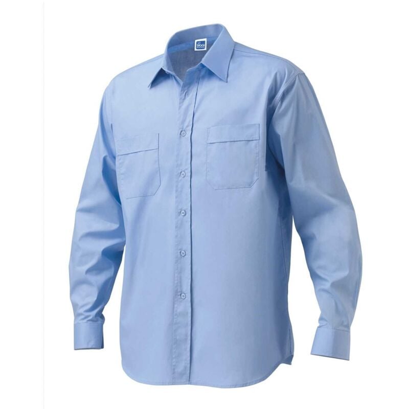 foto del prodotto camicia da lavoro maniche lunghe siggi king celeste celeste m