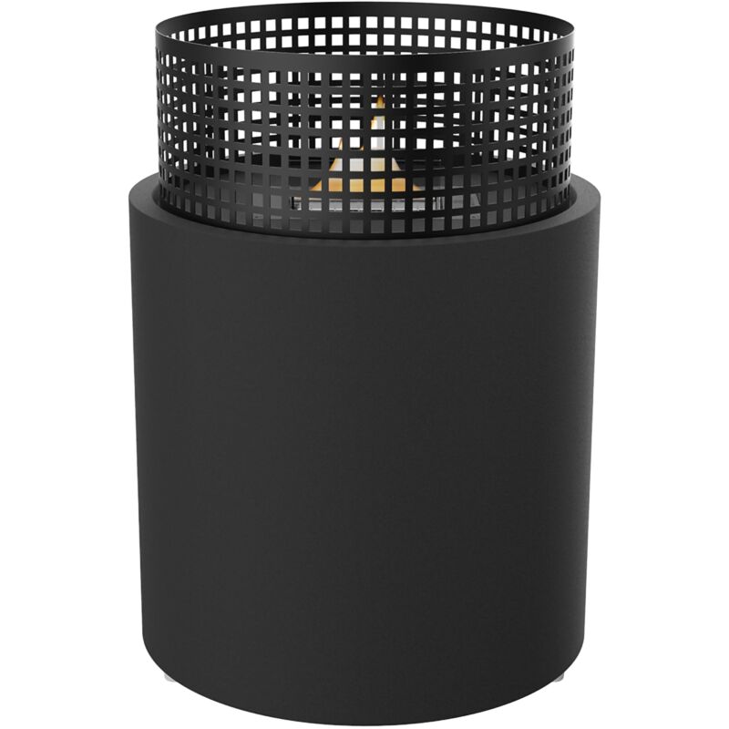 foto del prodotto caminetto braciere mossel bay nero outdoor ricaricabile con liquido tenderfuel