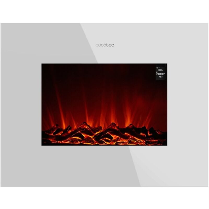 foto del prodotto caminetto elettrico readywarm 2690 flames connected white cecotec