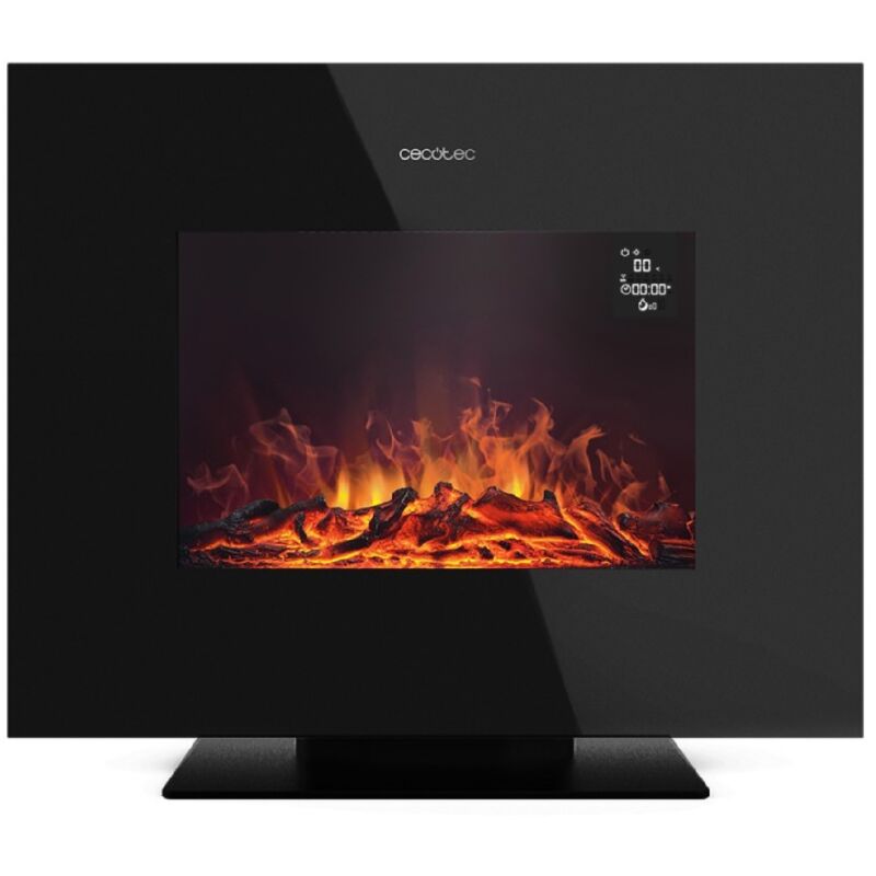foto del prodotto caminetto elettrico readywarm 2700 design flames black cecotec