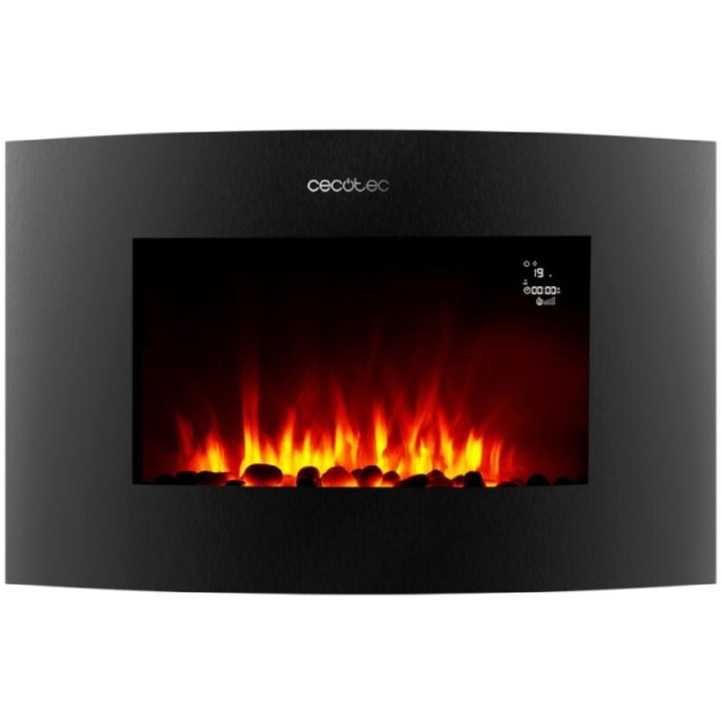 foto del prodotto caminetto elettrico readywarm 3550 curved flames connected cecotec