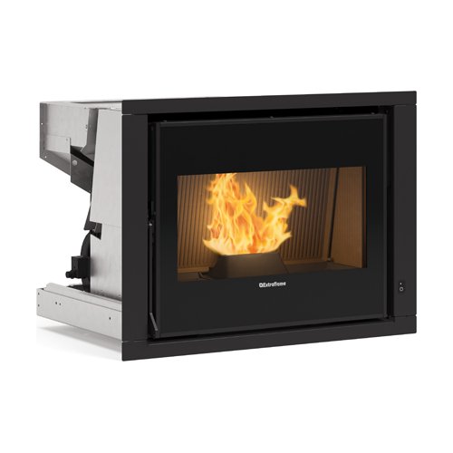 foto del prodotto caminetto extraflame 1288900 comfort p70 h49 5.0 black