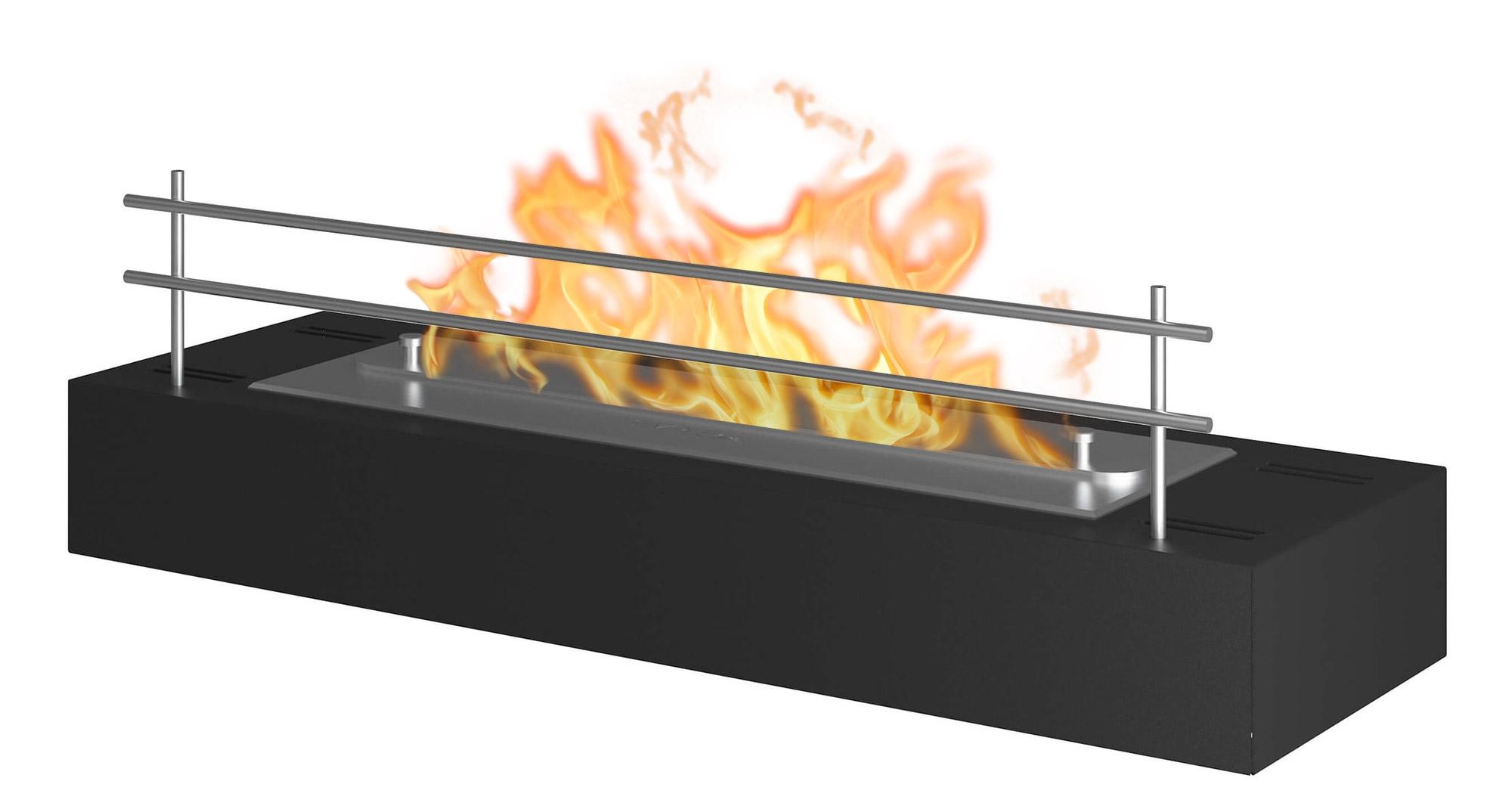 foto del prodotto camino a bioetanolo da tavolo 60x19 cm firebox 600 nero