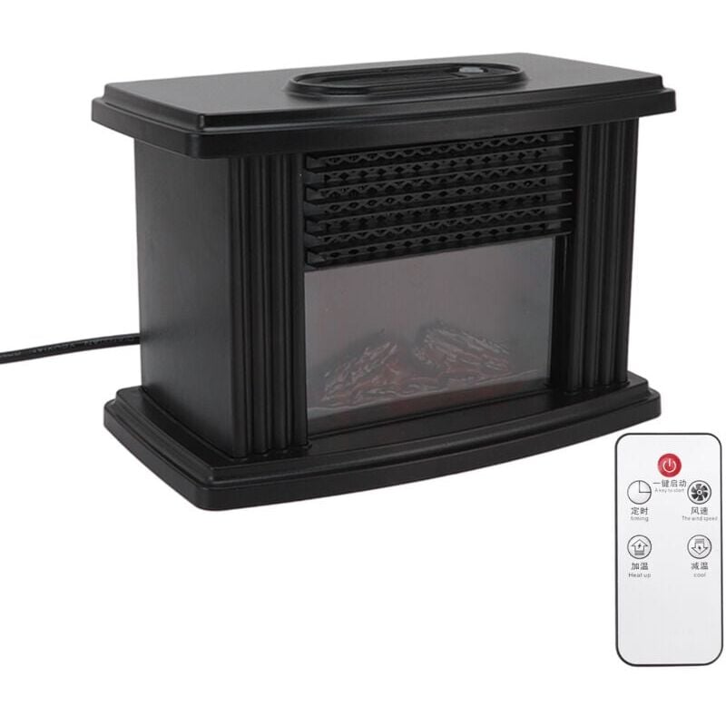 foto del prodotto camino elettrico, piccolo e mini, silenzioso, elegante, per ufficio, camera da letto, ufficio