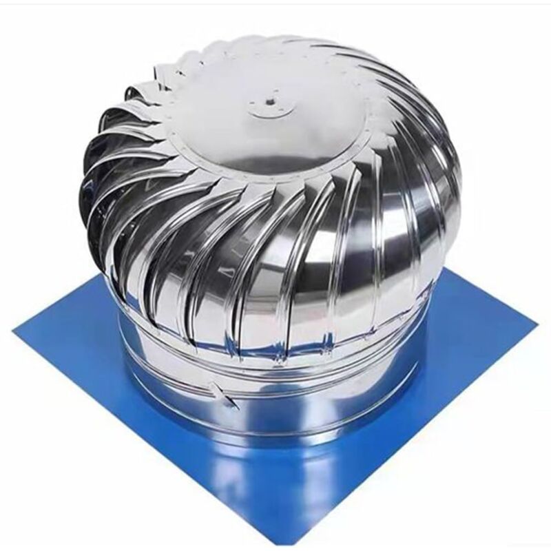 foto del prodotto camino girevole in acciaio inox, efficace frangivento e ventilazione migliorata 200 mm 