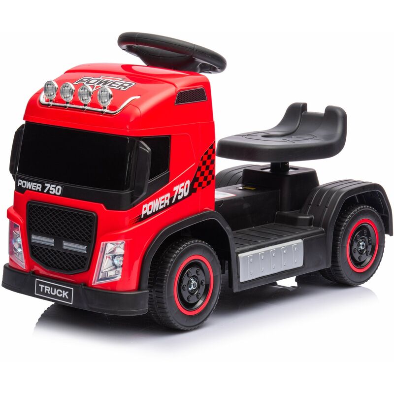 foto del prodotto camion elettrico per bambini 6v small truck rosso