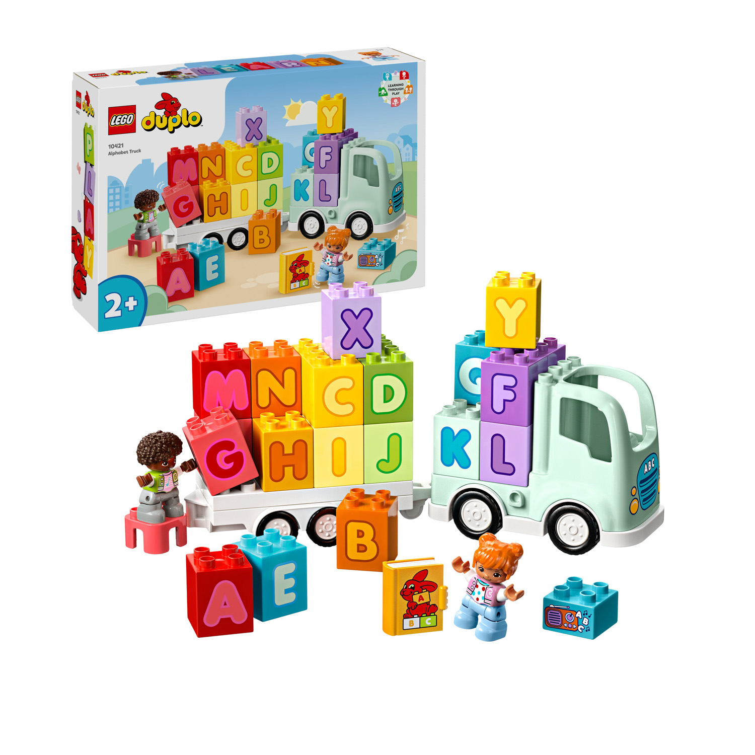 foto del prodotto camioncino dell'alfabeto lego duplo town