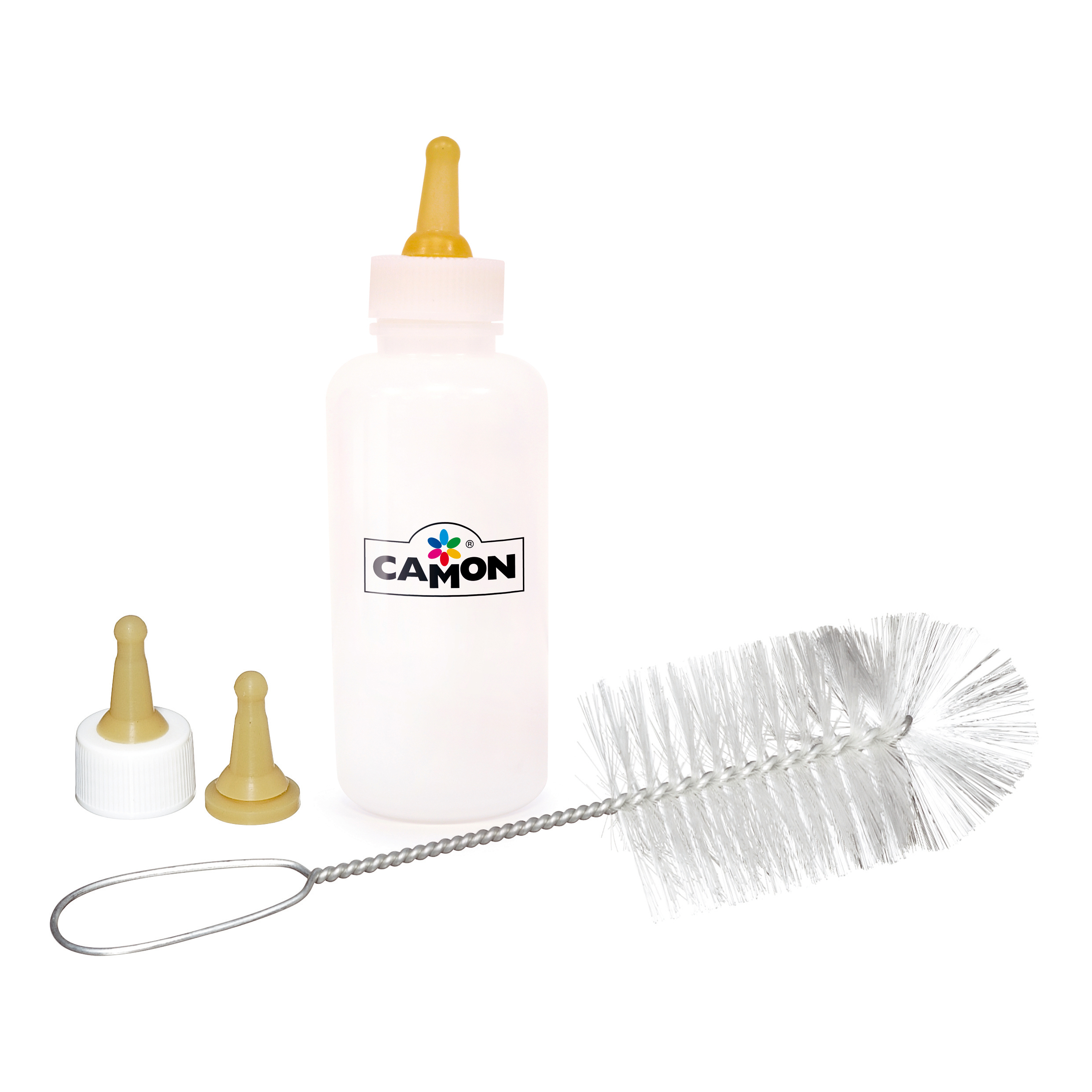 foto del prodotto camon biberon kit con spazzolino e tettarella 115 ml