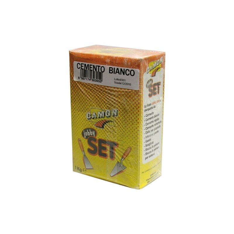 foto del prodotto camon cemento bianco in brik jobby 1 kg