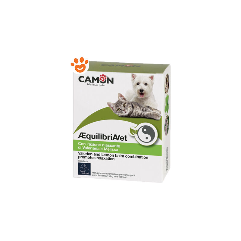 foto del prodotto camon dog cat orme naturali equilibria vet dog cat orme naturali equilibria vet confezione da 30 compresse