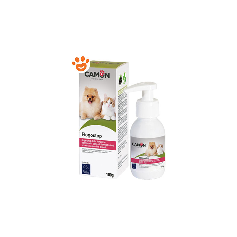 foto del prodotto camon dog cat orme naturali flogostop confezione da 100 ml