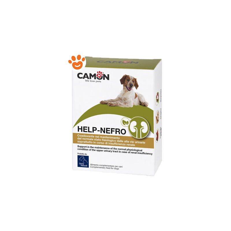 foto del prodotto camon dog cat orme naturali help nefro dog cat orme naturali help nefro confezione da 30 compresse