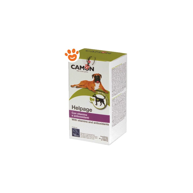foto del prodotto camon dog cat orme naturali helpage dog cat orme naturali helpage confezione da 60 compresse