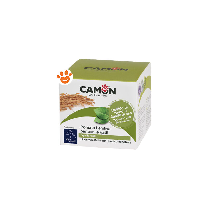 foto del prodotto camon dog cat orme naturali pomata lenitiva camon dog cat orme naturali pomata lenitiva confezione da 100 gr