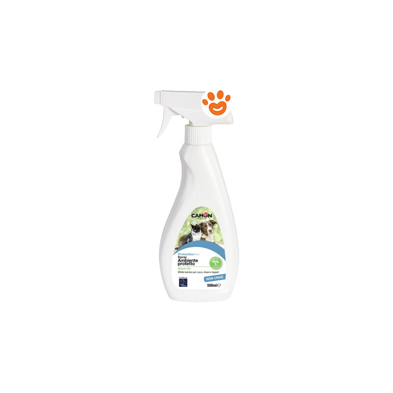foto del prodotto camon dog cat orme naturali spray ambiente con olio di neem dog cat orme naturali spray ambiente con olio di neem confezione da 500 ml