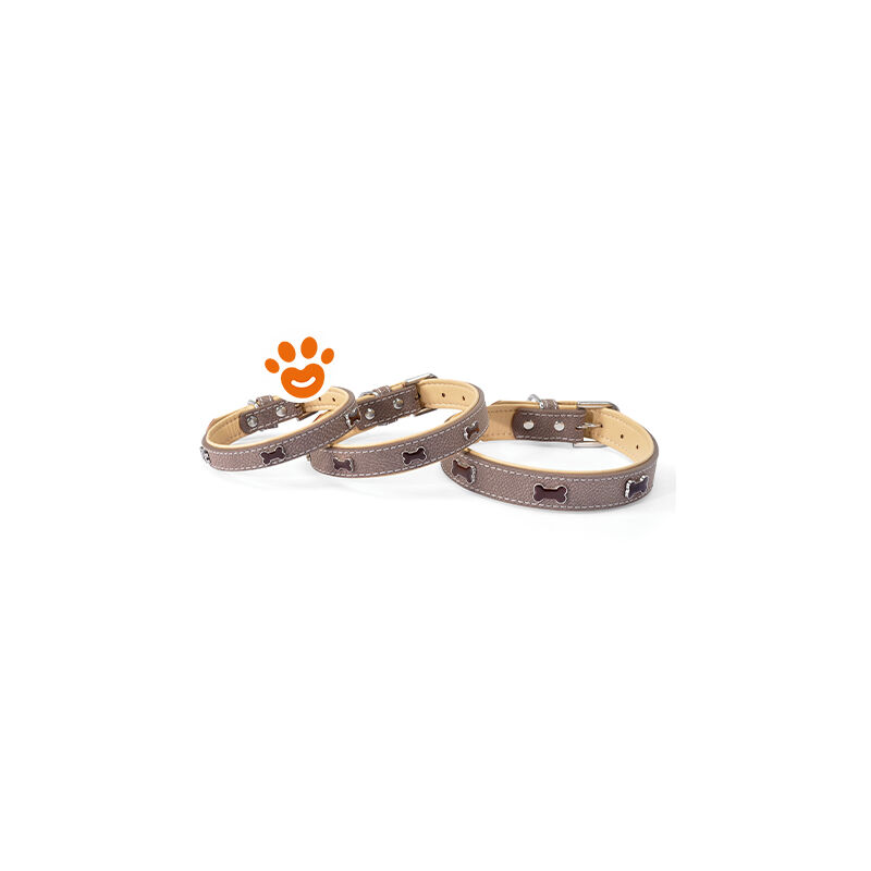 foto del prodotto camon dog collare timber marrone dog collare timber marrone collare da 20x460 mm