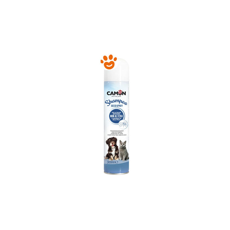 foto del prodotto camon dog e cat shampoo secco spray dog e cat shampoo secco spray confezione da 300 ml