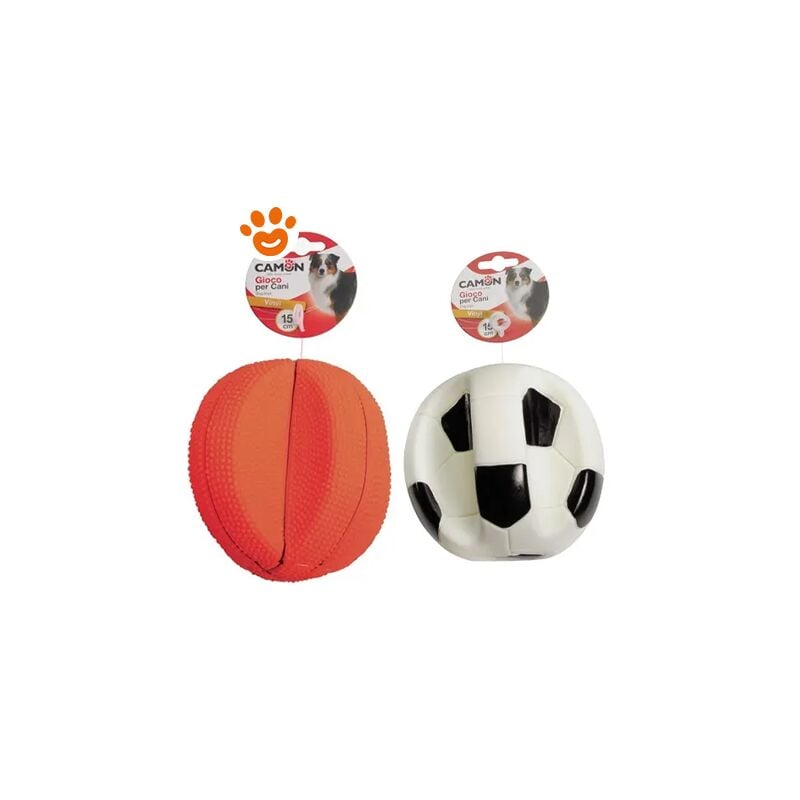 foto del prodotto camon dog gioco palla vinile calcio basket dog gioco palla vinile calcio basket confezione da 1 pezzo