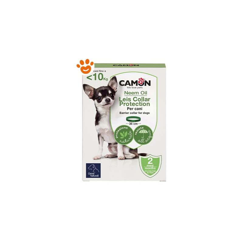foto del prodotto camon dog orme naturali collare leis 10 kg dog orme naturali collare leis 10 kg confezione da 1 collare