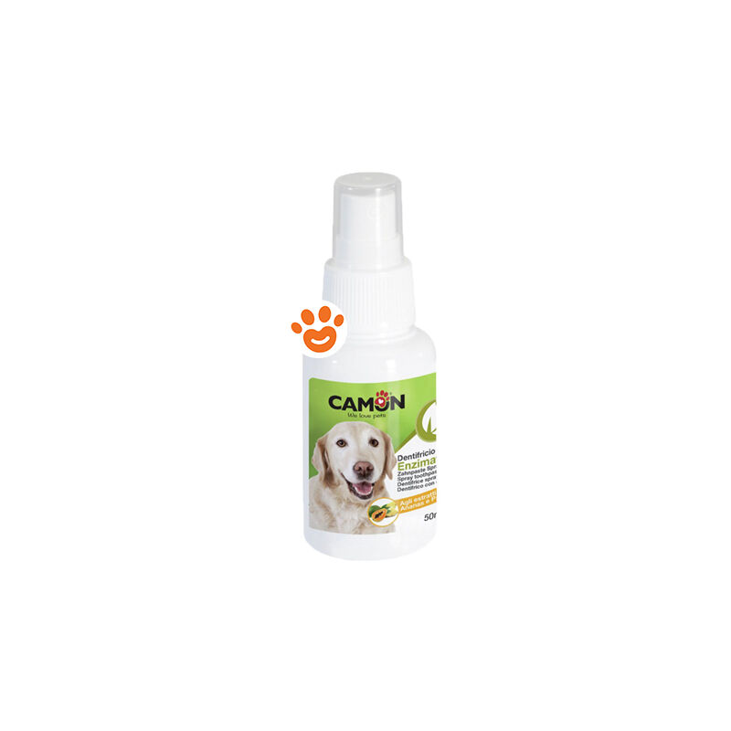 foto del prodotto camon dog orme naturali dentifricio spray enzimatico dog orme naturali dentifricio spray enzimatico confezione da 50 ml