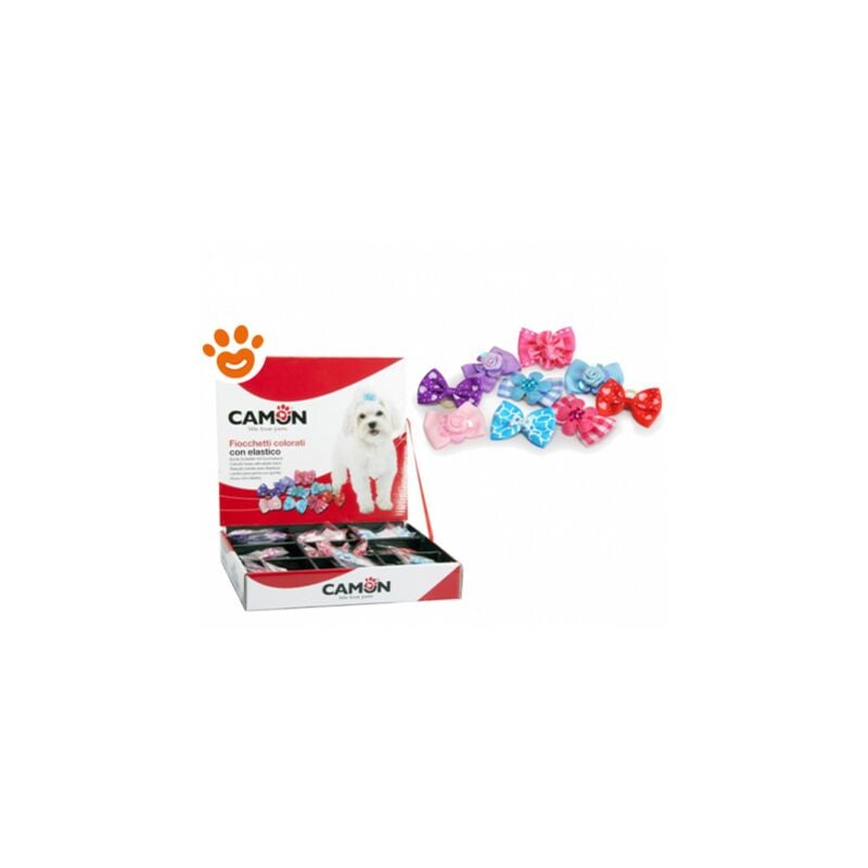 foto del prodotto camon fiocchi per cane fiocchi per cane colori assortiti