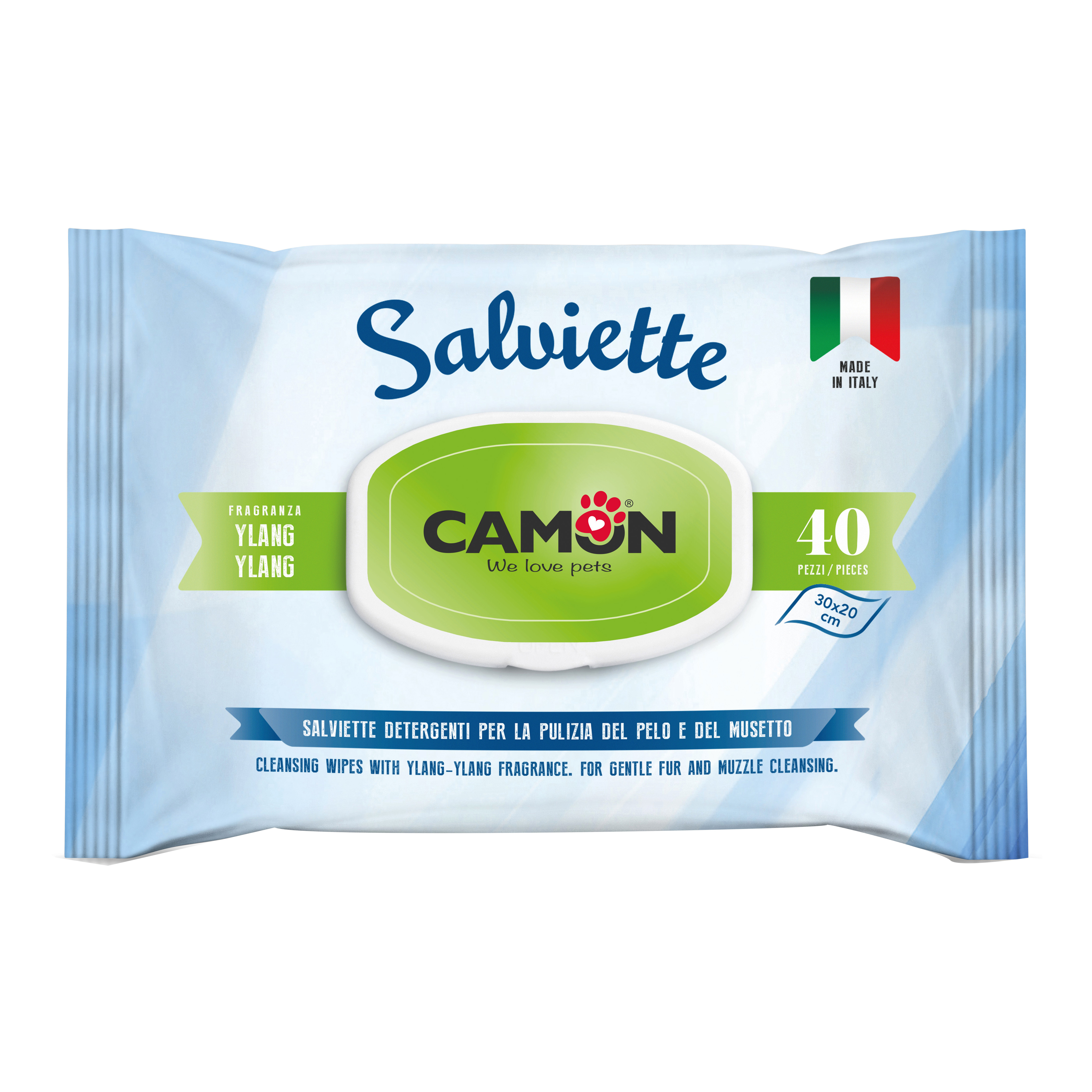 foto del prodotto camon salviette detergenti 40 pezzi ylang ylang