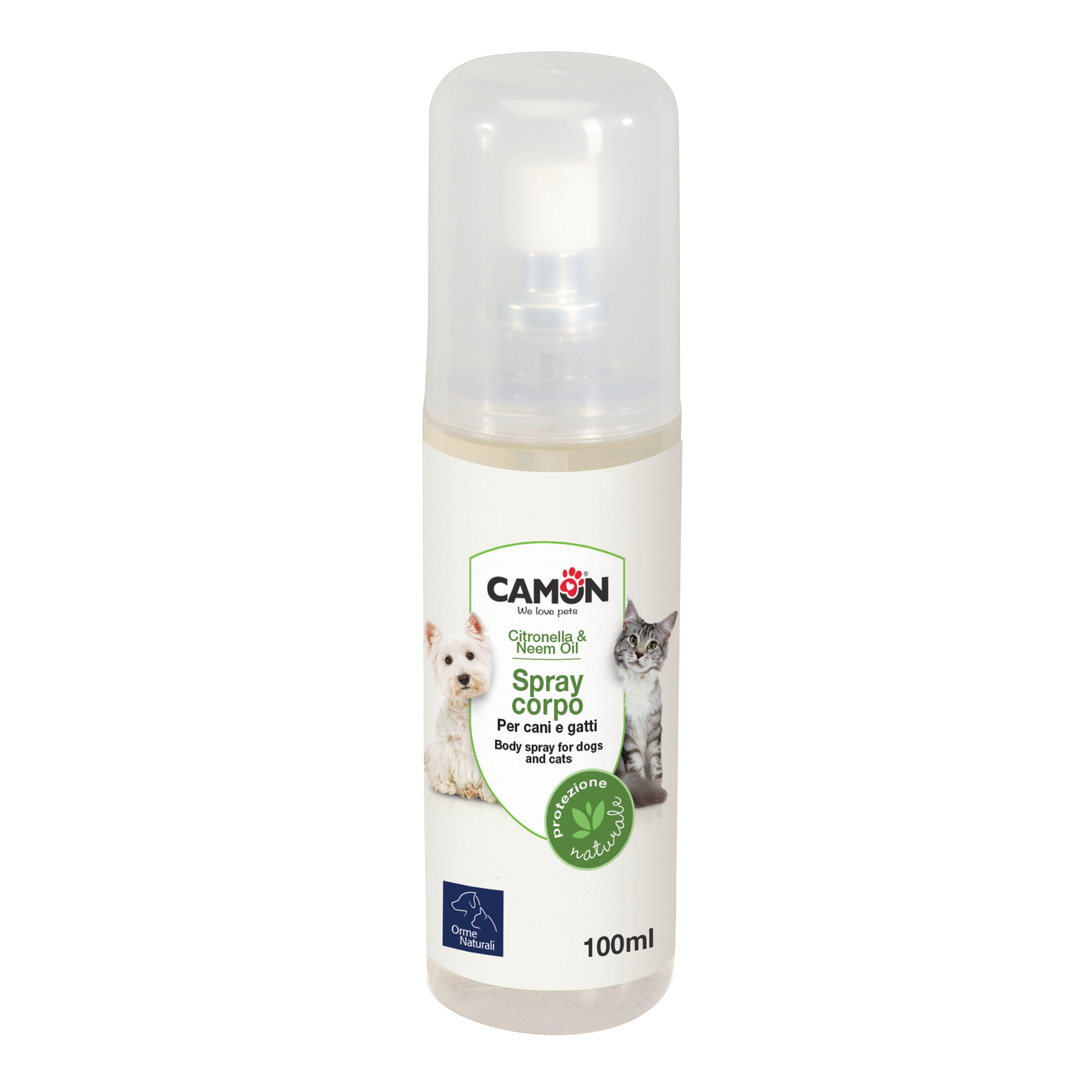 foto del prodotto camon spray corpo protettivo citronella amp olio di neem 100 ml
