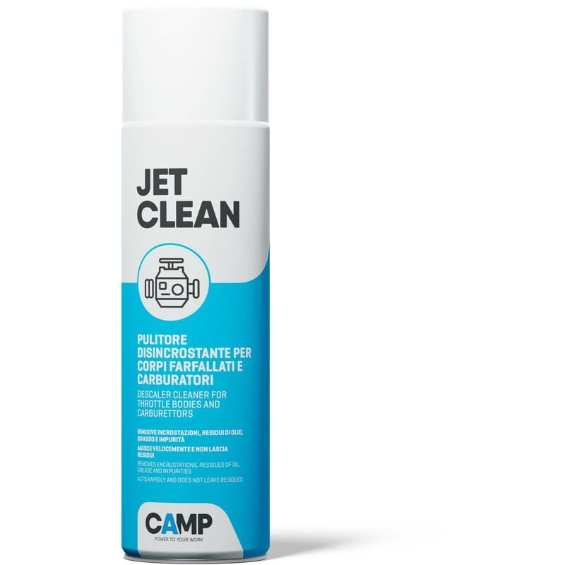foto del prodotto camp pulitore disincrostante per corpi farfallati e carburatori jet clean ml.500