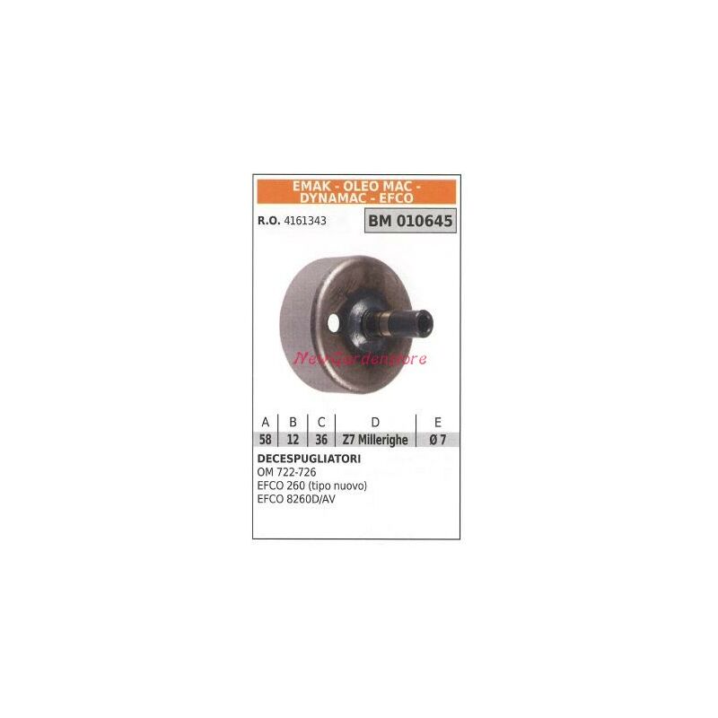 foto del prodotto campana frizione emak decespugliatore om 722 726 efco 260 8260d av 010645