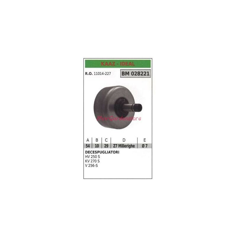 foto del prodotto campana frizione kaaz decespugliatore hv 250 s kv 270 s 028221