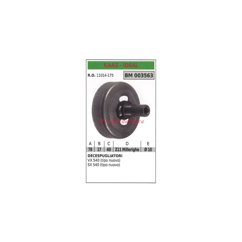 foto del prodotto campana frizione kaaz decespugliatore vx 540 sx 540 003563