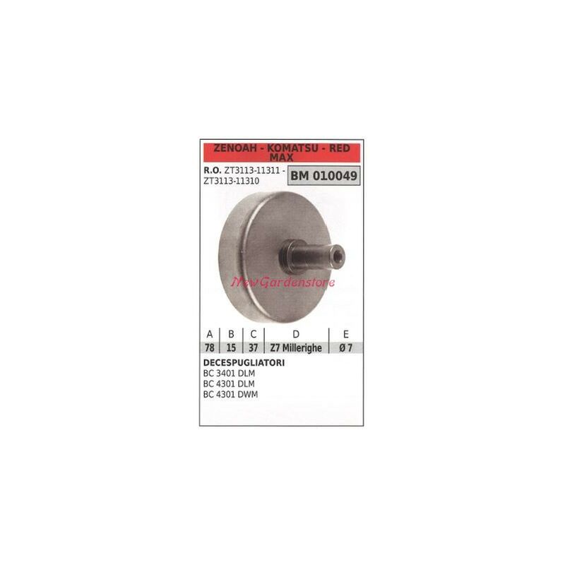 foto del prodotto campana frizione zenoah decespugliatore bc 3401 dlm 4301 dlm dwm 010049