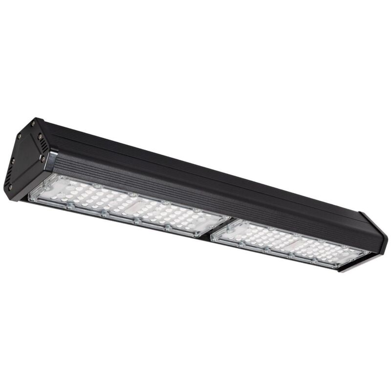 foto del prodotto campana lineare led industriale 100w ip65 120lm w regolabile 1 10v hb1 bianco freddo 5000k