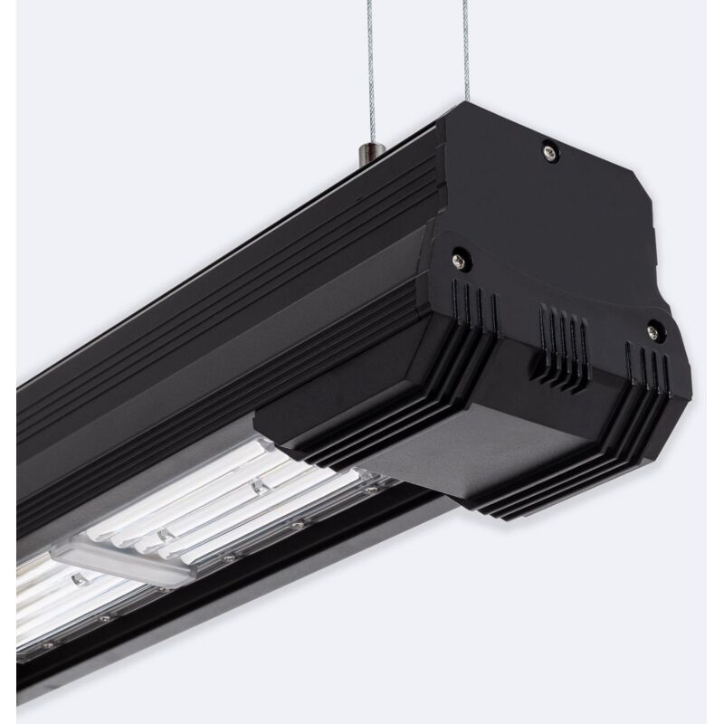 foto del prodotto campana lineare led industriale 100w ip65 160lm w smart zhaga plug and play bianco naturale 120 x60 4000k senza sensore